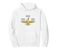 Farvahar Iran Persian Wisdom Zoroastrian Symbol Iranian Gift Pullover Hoodie