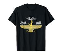 Farvahar Iran Persian Wisdom Zoroastrian Symbol Iranian Gift T-Shirt
