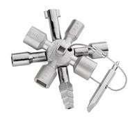 FARYODI 10 in 1 Control Cabinet Key with Square & Triangle, Universal Key, Square Key, for Fire Brigade & Rescue Service Accessories