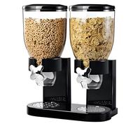 FARYODI Cereal Dispenser Countertop 2L, Plastic Food Dispenser, Cereal Dispenser & Corn Flake Dispenser, Ideal for Sweets, Food Containers (2)