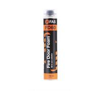 FAS FD60 Expanding Fire Foam, Gun Grade, Fire Resistant, 60 Minutes Fire Rating, Quick Setting, Orange, 750ml