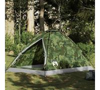 Fasba Camping Tent Dome 185T Polyester with PU Coating, Camouflage, 2 Person Capacity, 198 x 145 x 105 cm Mode4009635
