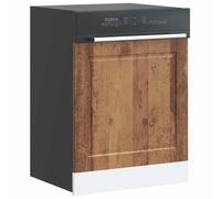 Fasba Engineered Wood Dishwasher Panel - Old Wood Finish, 60 x 1.5 x 67 cm, Porto Range, Kitchen Protection Mode854145