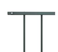 Fasba Fence Panel Woerden Powder-coated Steel 1.7x1 m Anthracite 145222