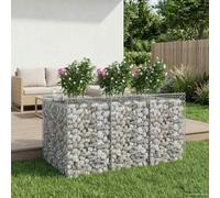 Fasba Gabion Raised Bed 2 pcs 150 x 100 x 100 cm Galvanised Steel 3422225