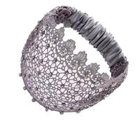 Fasce Larghe In Pizzo Elastico, Fascia Per Capelli Donna - Stile Occhielli Vintage Decorato Con Strass - Cerchietti Larghi In Pizzo Vintage - Per La Cerimonia Di Matrimonio, Le Feste E Gli
