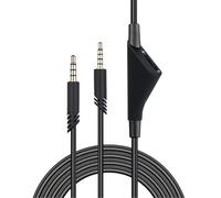 Fascetta Replacement Cable for Astro A40 A10 With Volume Control Inline Mute Cord 3.5mm Audio Aux Cable Compatible With A40 A10 A30 Tr Xbox One Gaming Headset Ps-5/4 Controller 2m Black