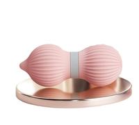 Fascia Ball Silicone Deep Back Neck Shoulder Muscle Relaxation Acupressure Peanut Square Massage Multi-Function Design(Pink Peanut Ball)