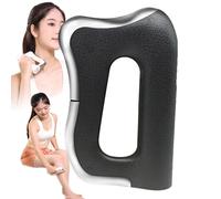 Fascia Knife Multifunctional Massage Tool, Electric Fascia Massager Body Scraping Microcurrent Vibration Warm Compress Muscle Relaxation Body Lifting Guasha Massage Knife,Black
