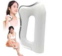 Fascia Knife Multifunctional Massage Tool, Electric Fascia Massager Body Scraping Microcurrent Vibration Warm Compress Muscle Relaxation Body Lifting Guasha Massage Knife,White