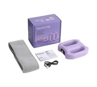 Fascia Massage Tool: 5 Modes Rechargeable Digital Display Vibrating Muscle Trainer with Adjustable Strap, Electric Vibration Fitness Device | From