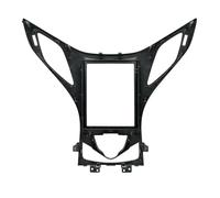 Fascia Panel 2 Din 9.7" For Hyundai For Azera 2011-2012 GPS Navigation Fascia Panel Dash Kit Fasxia Audio Frame Fascias Frame(Black)