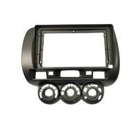 Fascia Panel 9 Inch 2 Din Car Stereo Fascia DVD Panel Bezel Frame Installation Trim Left/right Wheel For Fit For City For Jazz 2006 Fascias Frame(Left driving)