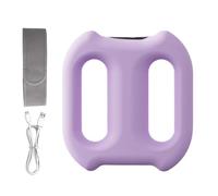 Fascia Release Ring, Multifunctional Full-Body Fascia Ring, Cordless Fascia Massager Rings, Silicone Deep Tissue and Fat Burning Workouts with Adjustable Belt for Belly Neck Waist Arms Legs (Purple)