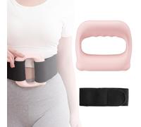 Fascia Ring, Hands-Free Electric Massagers with Adjustable Belt, 3 Vibration Modes for Full Body Massage, Portable Muscle Relaxation for Neck, Back, Stomach, Décor de Printemps