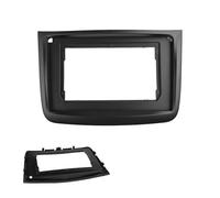 Fascia Stereo Radio Bezel Panel Frame, ABS Dashboard Trim for Mercedes VITO 2010-2015, Black Car Audio Upgrade Kit
