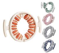 Fasciaflow Body Sculpting Massager -Includes Two Separable Massage Tools, Cellulite Massager Tool, 180 Degree Adjustable Width, Psoas Muscle Release Tool, Massage Roller for Legs (orange)