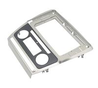 Fascias Automatic Compatible with Octavia 2010-2013 2 Din ABS Car Refitting DVD Panel Dash Bezel Audio Frame Kit Center Console Holder Navigation frame