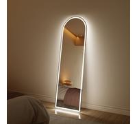 Fascinate Arched Full Length Illuminated Hollywood Mirror 160X50Cm - Freestanding & Wall Mountable