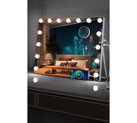 Fascinate Hollywood Vanity Mirror 15 Dimmable Led Adjustable Stand Beauty Cosmetic Makeup In White White One Size