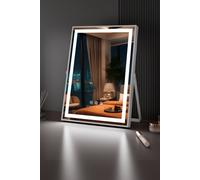Fascinate Hollywood Vanity Mirror Beauty Cosmetic Makeup Dimmable LED 30x48cm Gift in White | Size: 30x48 cm Fascinate White 30x48 cm