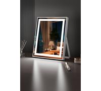 Fascinate Hollywood Vanity Mirror Dimmable Led Beauty Cosmetic Makeup 25X30Cm Gift In White White One Size