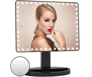 FASCINATE Large Rechargeable Makeup Vanity Mirror with 45 LED Lights
