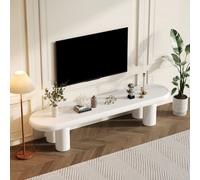 Fascinate Modern White Painted Tv Stand Unit For Tvs Up To 70-Inch