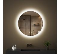 Fascinate Round Bathroom Mirror Frameless Backlit Led Ip54 - Anti-Fog 3 Color Dimmable 60Cm