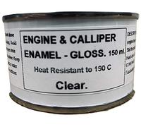 Fascinating Finishes Ltd 1 x 150ml Clear Gloss Heat Resistant Engine Lacquer. Calliper, Enamel Paint,
