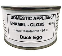 Fascinating Finishes Ltd 1 x 150ml Duck Egg Gloss Fridge, Cooker And Appliance Enamel Paint. Heat Resistant