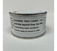 Fascinating Finishes Ltd 1 x 150ml Squirrel Grey Ral 7000 - Anti Slip Shower Tray And Bath Base Paint