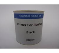 Fascinating Finishes Ltd 1 x 250ml Black Primer Paint Plastic Fiberglass GRP Melamine UPVC Contiboard
