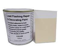 Fascinating Finishes Ltd 1 x 500ml Cream. Lead Flashing/Roof Repair & Decorative Paint.