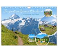 Fascination Bernese Oberland - Hiking pleasure and summit views UK-Version (Wall Calendar 2026 DIN A4 Landscape), CALVENDO 12 Month Wall Calendar