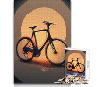 Fascination of Bicycles Puzzles for Teenagers 1000 Piece Educational Mental Focus Game Heartwarming Special Present Idea Size 50x75cm