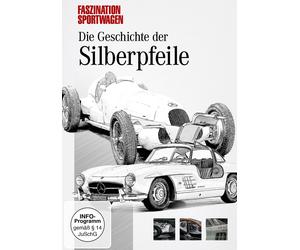 Fascination sports car the history of the Silver Arrows DVD NEW original pack...