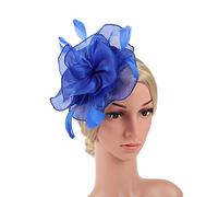 Fascinator Chapeau Fleur Mesh Plume Bandeau Cocktail Chapeaux Feather