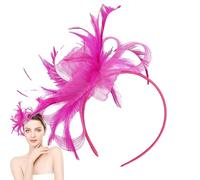 Fascinator for Women, Fascinator Head Accessory, Small Tulle Hat Hair Accessory for Weddings, Women, Girls, Social Events, Tea Rooms, Festivals, Outdoors, Home Wear, Quotid
