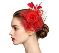 Fascinator for Women Mesh Flower Headband