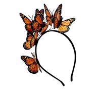 Fascinator Headband Elegant Hair Accessory for Women and Girls Halloween Party Cosplay Bridal Butterfly Headband
