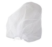Fascinator Wedding Veil with Lightweight Tulle, White | Double Layer Bridal Veil, Soft Mesh Face Covers, Lightweight Tulle, Comfortable Hair Comb, for Bride