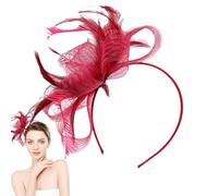 Fascinator Women | Retro Headband - Hair Accessories Small Hat Tiaras Fishnet for Weddings Social Events Outfits Parties Girls Women Outdoor Home