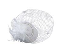 Fascinators And Hats For Wedding Hat Headband Flower Hairs Accessories Women Hair Accessories Feather Hair Fascinator Headband Wedding and Royal Ascot Races Ladies