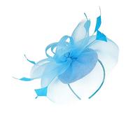 Fascinators for Weddings Fascinators for Women Fascinator Veil Hat Flower Feather Mesh Net Veil Headpiece Ladies Wedding Party Costume Headwear Fancy Dress Hair Accessories Cocktail Party Hairbands