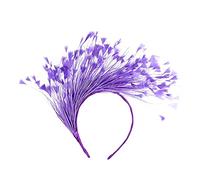 Fascinators for Weddings Fascinators for Women Ladies Flower Feather Fascinator Hat Veil Net Headband Clip Pillbox Hats Wedding Headpiece Race Ascot Cocktail Tea Party Hair Accessories Headband