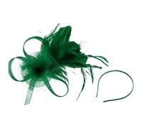 Fascinators for Weddings Fascinators for Women Mesh Flower Feather Fascinator with Clip and Head Band Cocktail Tea Party Headwear