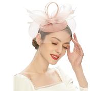 Fascinators for Women Headgear Elegant Fascinator Hat Pillbox Hat Women Accessories Cocktail Tea Party Headwear Exquisite French Fascinators for Weddings Mother of The Bride Outfits