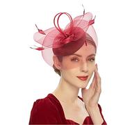 Fascinators for Women Headgear Elegant Fascinator Hat Pillbox Hat Women Accessories Cocktail Tea Party Headwear Exquisite French Fascinators for Weddings Mother of The Bride Outfits