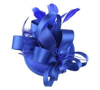 Fascinators for Women Ladies Fascinator Hat Ribbons Feathers on a Headband Clip Cocktail Tea Party Headwear for Girl and Women